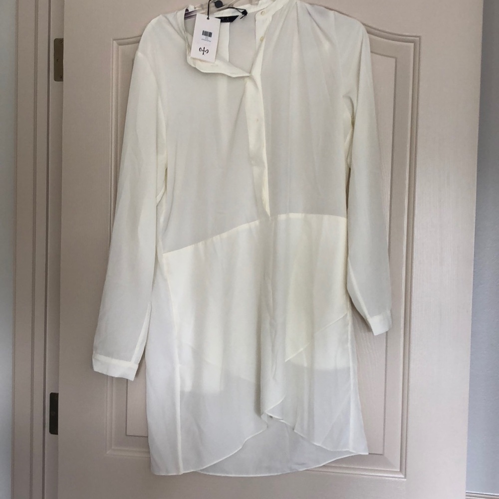 Button Blouse Dress